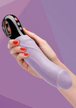 Load image into Gallery viewer, Big Boss G5 Vibrating Silicone Dildo - Amethyst
