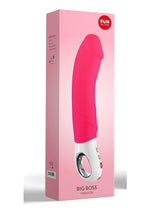 Load image into Gallery viewer, Big Boss G5 Vibrating Silicone Dildo - Pink
