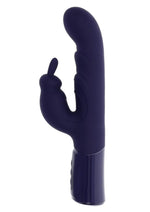 Load image into Gallery viewer, Big Deal Girthy Rechargeable Silicone Rabbit Vibrator - Purple
