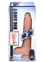 Load image into Gallery viewer, Big Shot Silicone Vibrating and Twirling Remote Control Rechargeable Dildo with Balls
