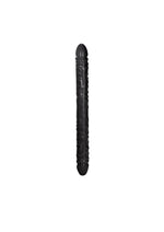 Load image into Gallery viewer, Black Veined Double Dildo
