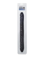 Load image into Gallery viewer, Black Veined Double Dildo
