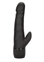 Load image into Gallery viewer, Black Velvet Clit Arouser Realistic Vibrator - Black
