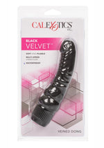 Load image into Gallery viewer, Black Velvet Realistic Vibrator - Black
