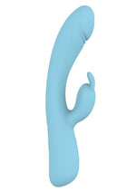 Load image into Gallery viewer, Blaze Heat Up Bunny Rechargeable Silicone Vibrator - Blue
