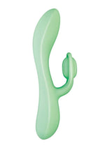 Load image into Gallery viewer, Blaze Romantic Rechargeable Silicone Vibrator - Aqua/Blue
