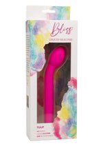 Load image into Gallery viewer, Bliss Liquid Silicone Rechargeable Tulip Vibrator - Pink