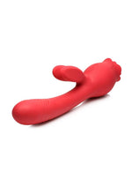 Load image into Gallery viewer, Bloomgasm Blooming Bunny Sucking and Thrusting Silicone Rechargeable Rabbit Vibrator
