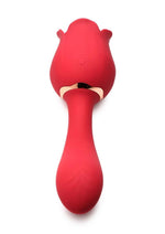 Load image into Gallery viewer, Bloomgasm Regal Rose Licking Rose Silicone Clitoral Vibrator
