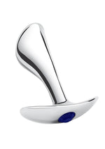 Load image into Gallery viewer, Blue Line Bling Prostate Massager Plug 2.5in - Stainless
