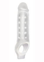 Load image into Gallery viewer, Blue Line C and B Gear Mighty Extender Penis Sleeve - Clear
