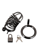 Load image into Gallery viewer, Deluxe Chastity Cage - Black
