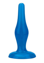 Load image into Gallery viewer, Blue Line Easy Insertion Anal Plug - Blue - 4.75in