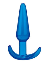 Load image into Gallery viewer, Blue Line Slim Tapered Butt Plug - Blue - 4.25in

