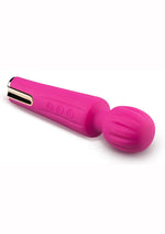 Load image into Gallery viewer, Lush Allana Velvet Rechargeable Silicone Wand Vibrator