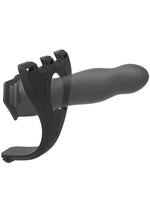 Load image into Gallery viewer, Body Extensions Be Aroused Silicone Strap-On Rechargeable Vibrating Harness with Slim Dildo and Remote
