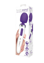 Load image into Gallery viewer, Bodywand Aqua Mini Rechargeable Silicone Wand Massager - Purple
