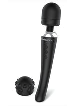Load image into Gallery viewer, Bodywand Curve Rechargeable Silicone Wand Massager - Black
