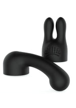 Load image into Gallery viewer, Bodywand Curve Silicone G-Spot and Clitoral Attachment - Black - Set
