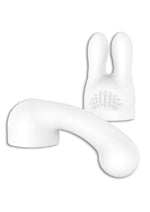 Load image into Gallery viewer, Bodywand Curve Silicone G-Spot and Clitoral Attachment - White - Set
