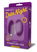 Load image into Gallery viewer, Bodywand Date Night Rechargeable Silicone Egg Vibrator with Remote Control - Purple
