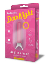 Load image into Gallery viewer, Bodywand Date Night Rechargeable Silicone Lipstick Vibrator - Pink/White
