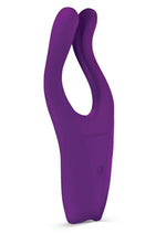 Load image into Gallery viewer, Bodywand Date Night Revel Silicone Rechargeable Couples Vibrator - Purple