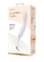 Load image into Gallery viewer, Bodywand Dual Stim Vario Silicone Vibrator - Gold/White
