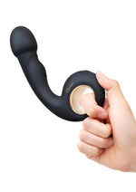 Load image into Gallery viewer, Bodywand G-Play Ergonomic Rechargeable Silicone Dual Motor Squirt Trainer Vibrator with Clitoral Stimulator
