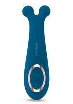 Load image into Gallery viewer, Bodywand Id Focus Silicone Rechargeable Vibrator - Blue
