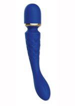 Load image into Gallery viewer, Bodywand Luxe 2-Way Wand Massager - Blue - Large
