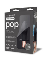 Load image into Gallery viewer, Bodywand Mini Vibes Pop Rechargeable Silicone Clitoral Stimulator - Black