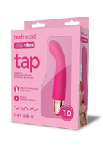 Load image into Gallery viewer, Bodywand Mini Vibes Tap Rechargeable Silicone Clitoral Stimulator - Pink
