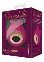 Load image into Gallery viewer, Bodywand Socialite Lavo Rechargeable Silicone Clitoral Licker Vibe - Pink