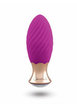 Load image into Gallery viewer, Bodywand Socialite Lola Rechargeable Silicone Vibrator - Gold/Purple