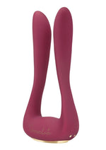 Load image into Gallery viewer, Bodywans Socialite Marquis Rechargeable Silicone DP Vibrator - Pink

