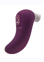 Load image into Gallery viewer, Bodywand Vibro Kiss Silicone Rechargeable Clitoral Stimulator - Purple/White
