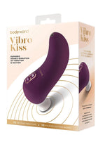 Load image into Gallery viewer, Bodywand Vibro Kiss Silicone Rechargeable Clitoral Stimulator - Purple/White
