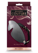 Load image into Gallery viewer, Bondage Couture Pu Leather Blind Fold - Black
