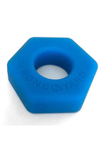 Load image into Gallery viewer, Boneyard Bust A Nut 2x Stretch Silicone Cock Ring Ball Stretcher - Blue
