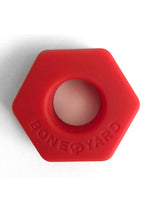 Load image into Gallery viewer, Boneyard Bust A Nut 2x Stretch Silicone Cock Ring Ball Stretcher - Red
