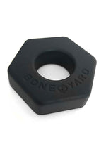 Load image into Gallery viewer, Boneyard Bust A Nut 2x Stretch Silicone Cock Ring Ball Stretcher - Black

