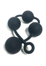 Load image into Gallery viewer, Boneyard Silicone Ass Ballz Anal Beads - Extra - Black - Large
