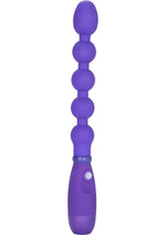 Load image into Gallery viewer, Booty Call Booty Bender Silicone Beaded Butt Plug - Purple
