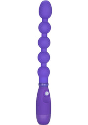 Booty Call Booty Bender Silicone Beaded Butt Plug - Purple