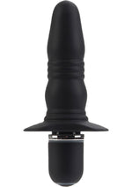 Load image into Gallery viewer, Booty Call Booty Buzz Silicone Vibrating Butt Plug - Black
