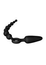 Load image into Gallery viewer, Booty Call Booty Double Dare Silicone Vibrating Butt Plug with Anal Beads
