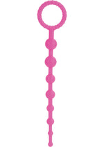 Load image into Gallery viewer, Booty Call X-10 Silicone Anal Beads - Pink
