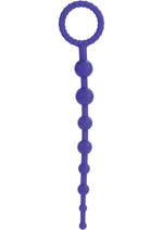 Load image into Gallery viewer, Booty Call X-10 Silicone Anal Beads - Purple
