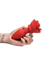 Load image into Gallery viewer, Booty Sparks 28x Rechargeable Silicone Vibrating Rose Anal Plug with Remote Control
